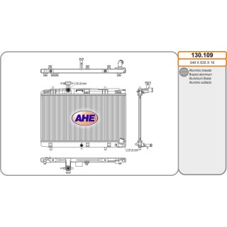 Rad  TOYOTA Yaris 1 5 03 17-06 20