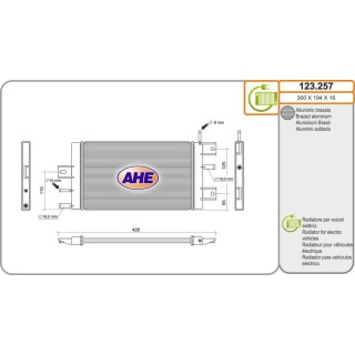 Rad  DACIA Spring EV 10 20-
