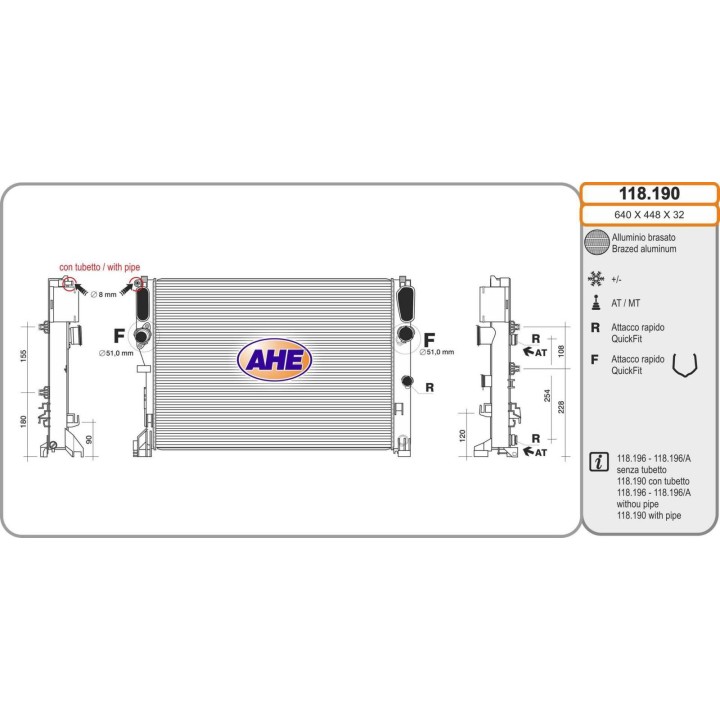 118190  MERCEDES W211 E 200 - E 500 - E 270 Cdi