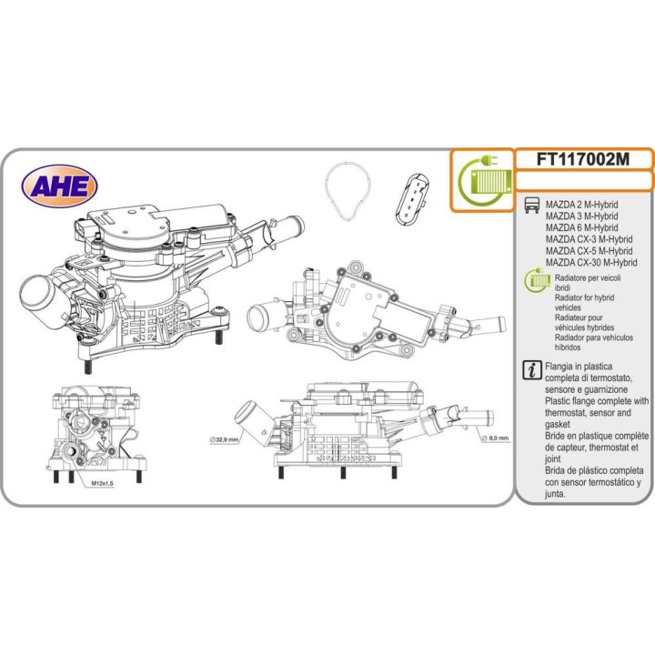 Fl  Term  MAZDA 2/3/6/CX-3/CX-5/CX-30 1 5/2 0/M-Hy