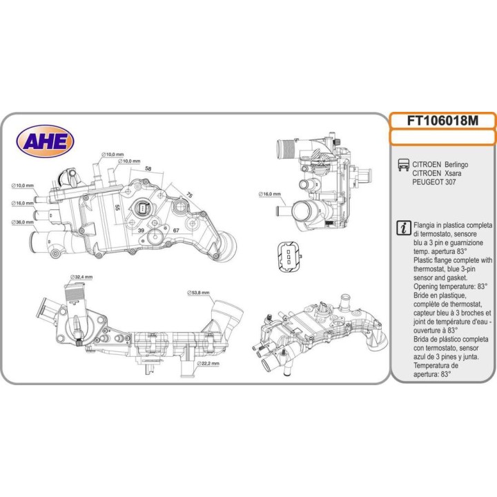 Fl  Term  CITROEN/PEUGEOT Berlingo/Xsara/306 2 0HD