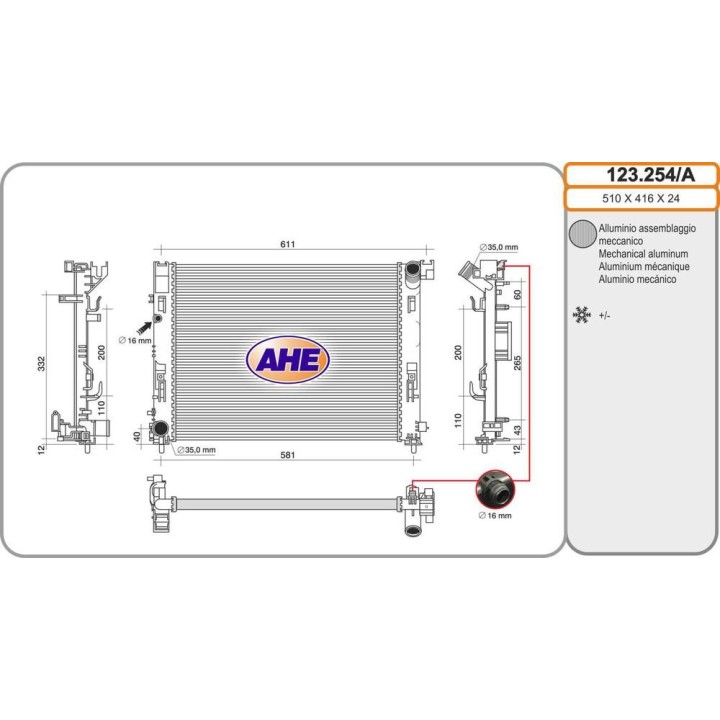 Rad  RENAULT Captur/Clio 1 5dCi 06 19-
