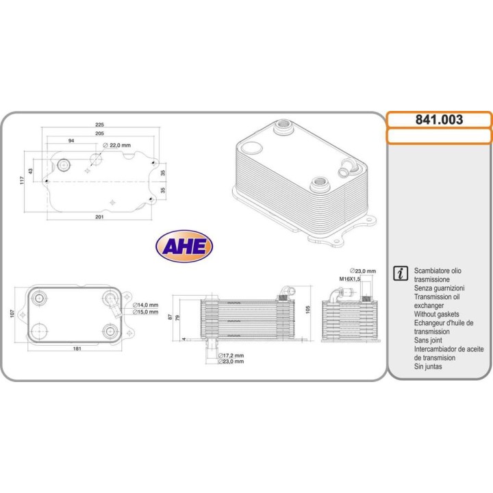 Oilc  MASERATI Ghibli/Levante/Quattroporte 3 0D/4 