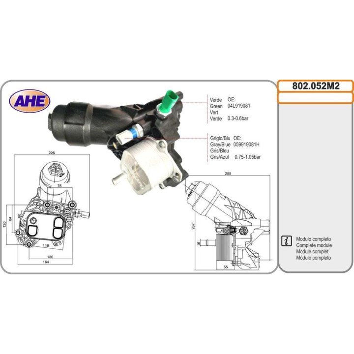 Mod  Oilc  AUDI A6/Q5 2 0TDi 11 08-09 18