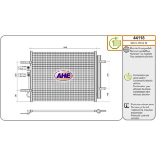 Cond  HYUNDAI Ioniq EM09/EM10 03 16-07 22