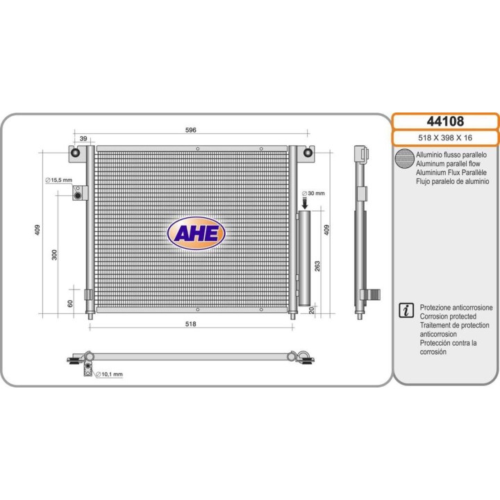 Cond  PIAGGIO Porter 1 5 mot  M15KRP 01 21-