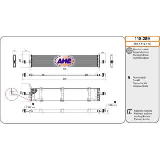 Rad  Aus  MERCEDES X290 AMG GT 43/53/63 07 18-