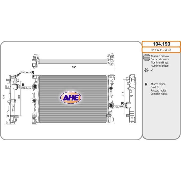 Rad  BMW G01/G02 X3/X4 2 0 12 17-