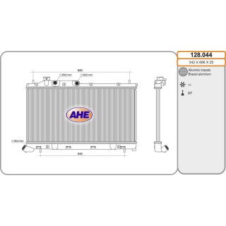 Rad  SUBARU Forester 2 0TDi  /-AC 03 13-