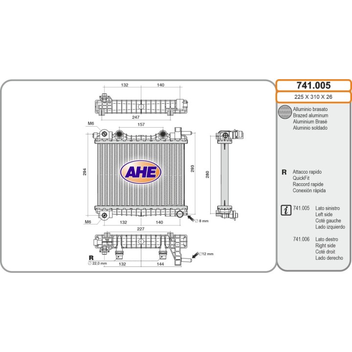 741005 Int. MASERATI Grecale/Levante 2.0/3.0V6 SX/LH 07.21-