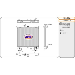 Rad  SUZUKI Jimny 660/1 5  /-AC M/AT 07 18-
