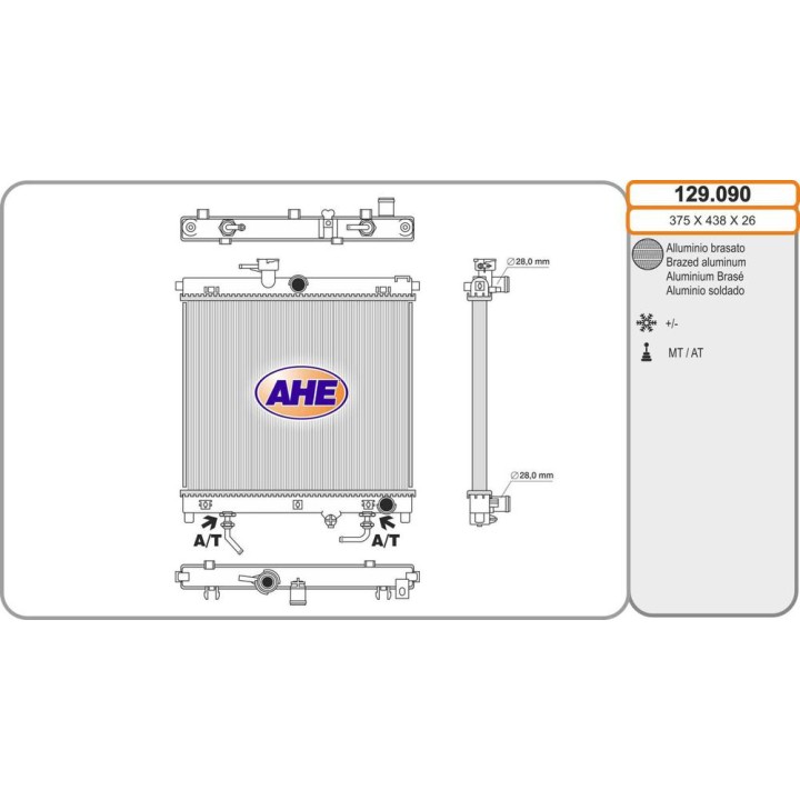Rad  SUZUKI Jimny 660/1 5  /-AC M/AT 07 18-
