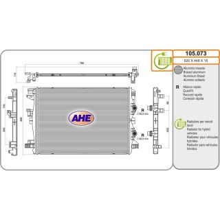 Rad  ALFA ROMEO/JEEP Tonale/Compass 1 3Hybrid/1 5H
