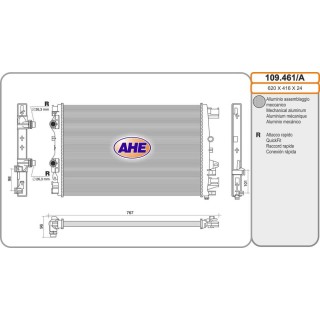 Rad FIAT/JEEP 500X/Renegade 1 0/1 3 08 18-
