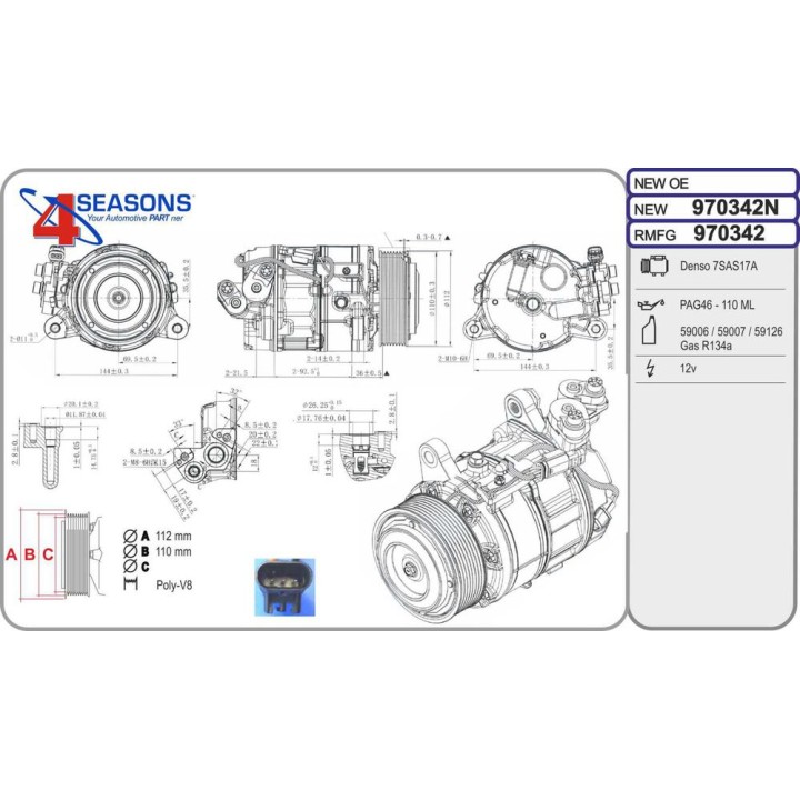 Cmp Rem BMW serie 5/6/7/8/X5/X6/X7 18d/20d/30d/40/