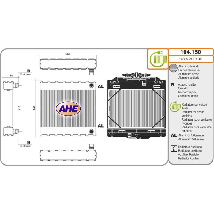 Rad  Aus  BMW serie 5/6/7 35/40/50/M550d/Hybrid 04
