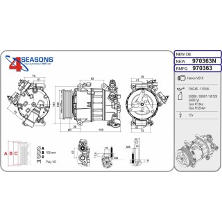 970363N  Cmp New FORD Galaxy/S-Max 2.0TDCi 01.15-06.18