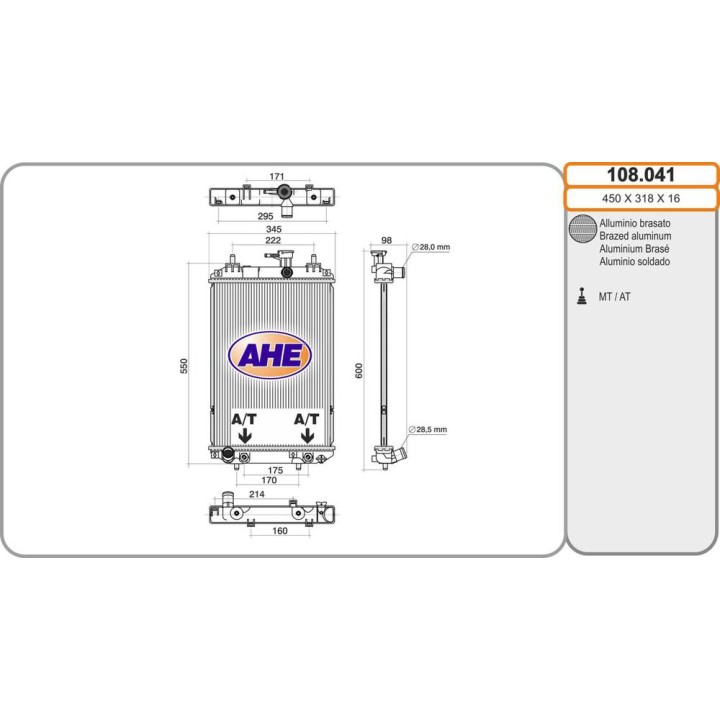 Rad  DAIHATSU Materia 1 3/1 5 10 06-