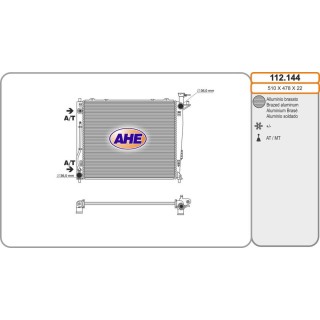 Rad  KIA Sorento II 2 0CRDi/2 2CRDi M/AT 11 09-12 