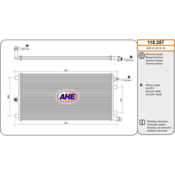 Rad  Int  MERCEDES Classe C 180/200/200d/220d/300/