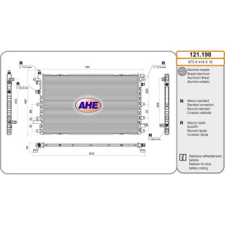 Rad  Batt  OPEL/CHEVROLET Ampera/Volt EV150 AC AT