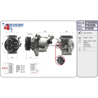 Cmp Rem DACIA Duster/Logan/Sandero 1 5dCi 10 12-