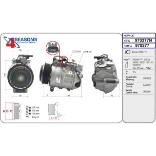 970277N Cmp New MERCEDES Classe S/GLE/GLS 350/350d 05.13-10.19