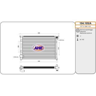104105/A  RAD MINI Cooper  1.6 i 16v   M   +AC