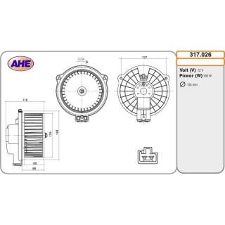 Ventola Abitacolo MAZDA 2/Miata/MX5 07 07-