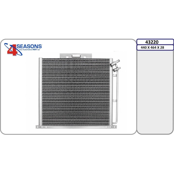 43220  CONDENSER JOHN DEERE 6020 SERIES