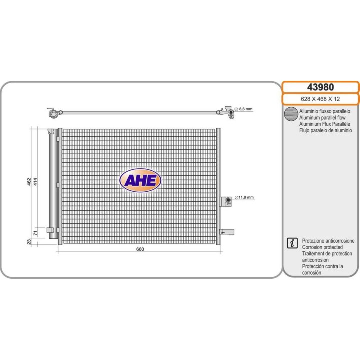 Cond  BMW F95/F96/G05/G06/G07 serie X5/X6/X7 44/50