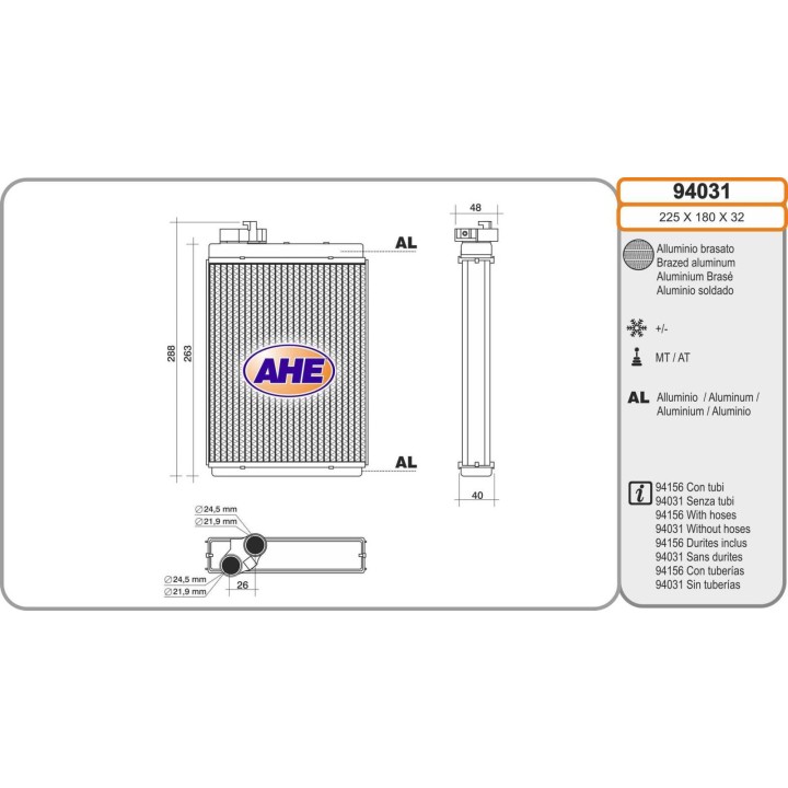 94031  AUDI A4/A5/Q5/RS4/RS5 04.07-