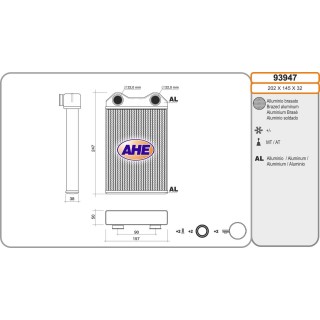 93947  HEATER BMW / MINI ONE