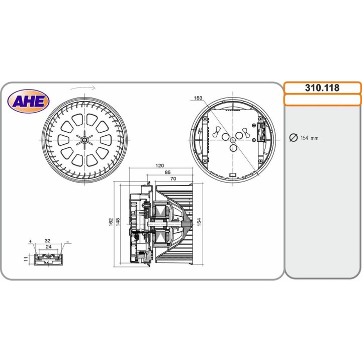 Vent  Abitacolo FORD/VOLVO C-Max/Focus/C30/S40/V50