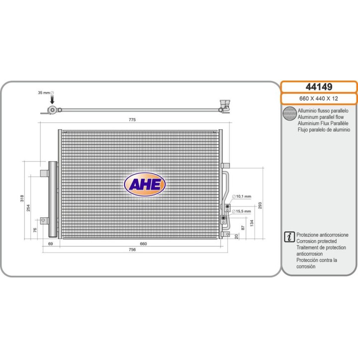 Cond  DR/CHERY 4/F35/Tiggo 7 Pro/8/8 Plus/Omoda 5
