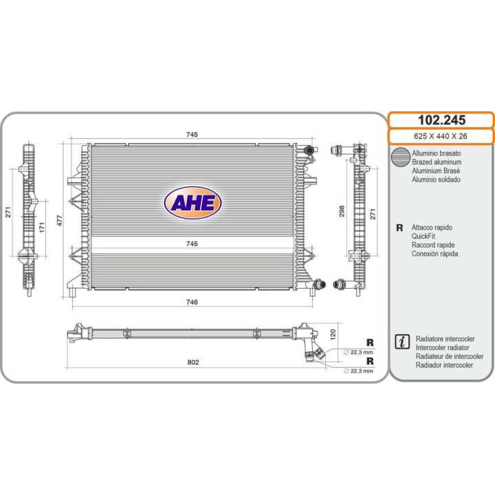 Rad  Int  VW Tiguan 1 4/2 0TDi 05 15-07 18