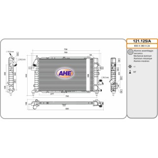 Rad OPEL Astra H 1 7CDTi 01 04-11 11