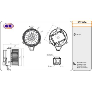 Vent  Abitacolo VOLVO V60/XC60/V90/XC90 03 17-