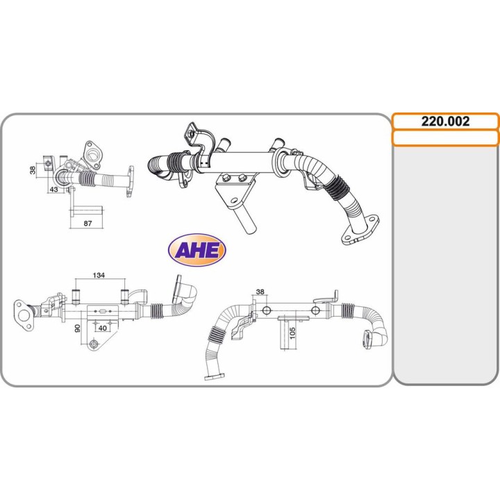 Mod  EGR Cooler NISSAN Cabstar/NT400 09 06-09 17
