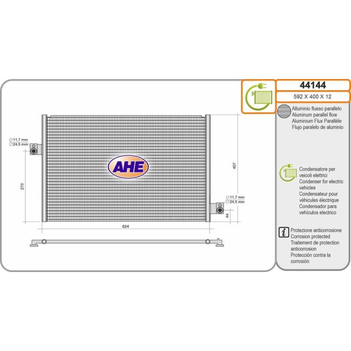 Cond  MERCEDES Classe EQE/EQS 300/350/450/500/43AM