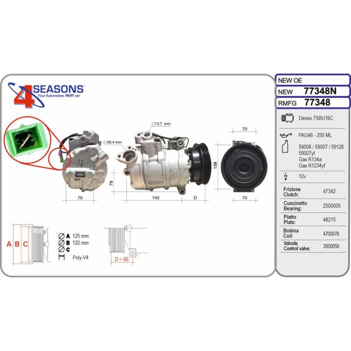 Cmp New AUDI/VW A4/A6/Passat 1 6/1 8/1 9TDi/2 0/2 