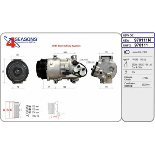 Cmp New MERCEDES W169/W245 Classe A/B 150/160/170/