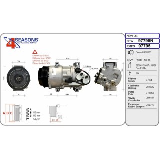 Cmp New MERCEDES W169/W245 Classe A/B 150/160/170/