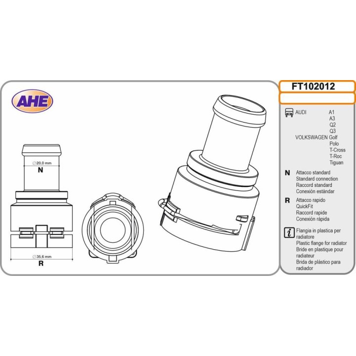Fl  Rad  AUDI/VW A1/A3/Q2/Q3/Golf/Polo/T-Cross/T-R