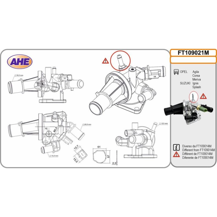 Fl  Term  OPEL/SUZUKI Agila/Corsa/Meriva/Ignis/Spl