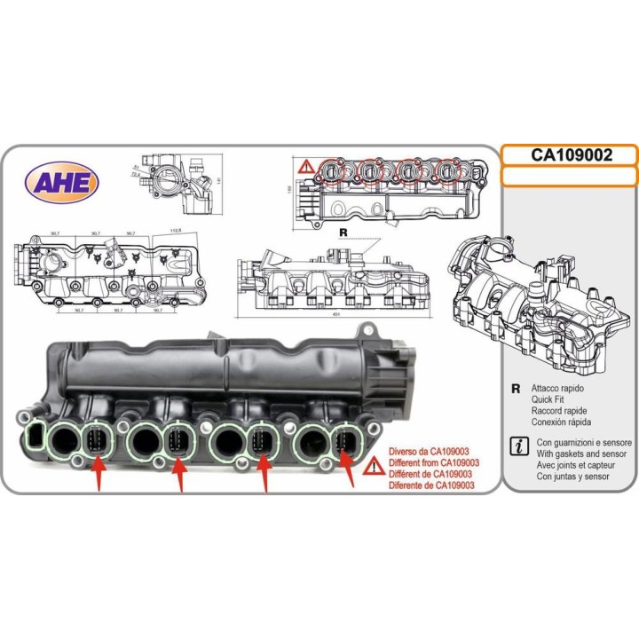 Coll  Asp  FIAT / JEEP 500L / Doblo / Renegade 1 6