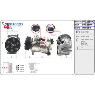 Cmp Rem NISSAN/RENAULT Juke/Captur/Clio 1 0/1 2/1 