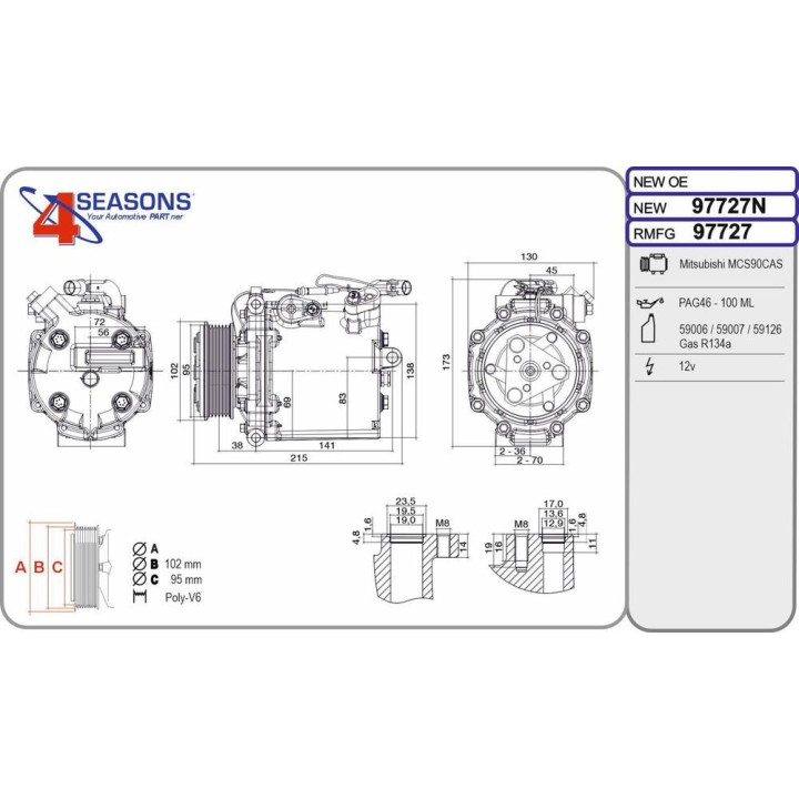 Cmp New CITROEN / PEUGEOT C-Crosser / 4007 2 2HDi 