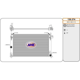 Rad  TOYOTA C-HR 2 0  /-AC M/AT 10 16-