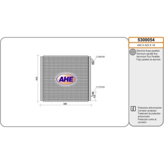 Cond  Universale  mm 440X423X18